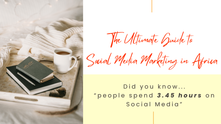 Blog post banner for the ultimate guide to social media marketing in Africa